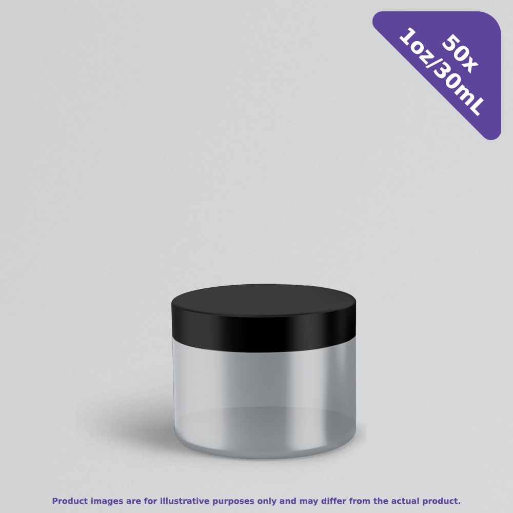 Clear Plastic PET Jar