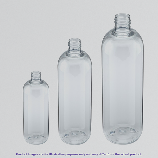 Bullet Bottles - Clear (Smooth rounded shoulders)