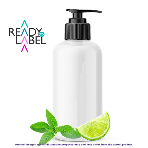 [R2L2100-5156] Citrus Basil Body Lotion (Unlabelled) - 8oz/240mL - 12 per case (non-organic)
