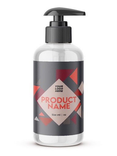 [LAY0501] Geometric Nature - Gray and Salmon