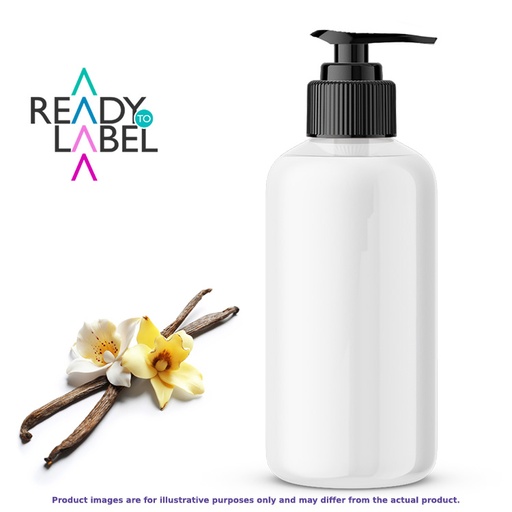[R2L2100-5074] Vanilla Body Lotion (Unlabelled) - 8oz/240mL - 12 per case