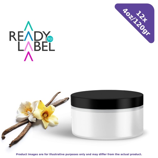 [R2L2451-5074] Vanilla Tropical Cream (Unlabelled) - 4oz/120mL - 12 per case