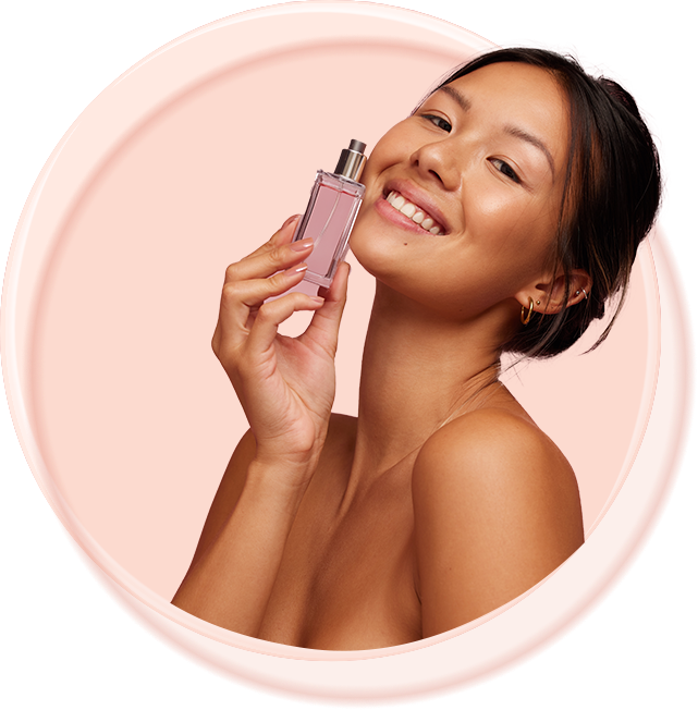 Pink Badge Franrance Bottle